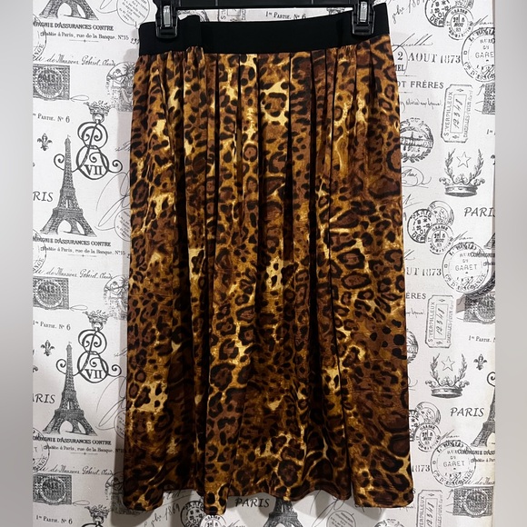 Ruby Rd. Animal Print Maxi Skirt - Picture 8 of 8